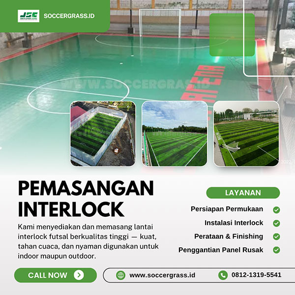 layanan pemasangan interlock futsal