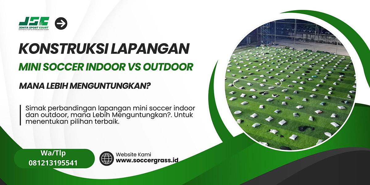konstruksi lapangan mini soccer