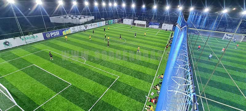 konstruksi lapangan mini soccer