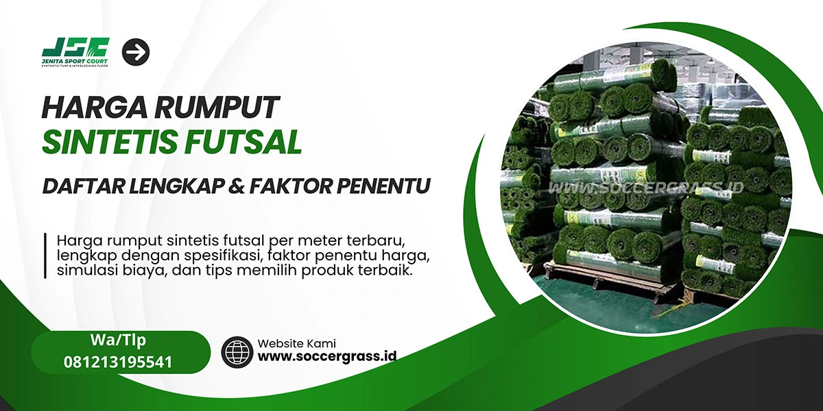 harga rumput sintetis futsal per meter